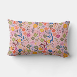Moderne Batik-Rosen-Schatten Lendenkissen