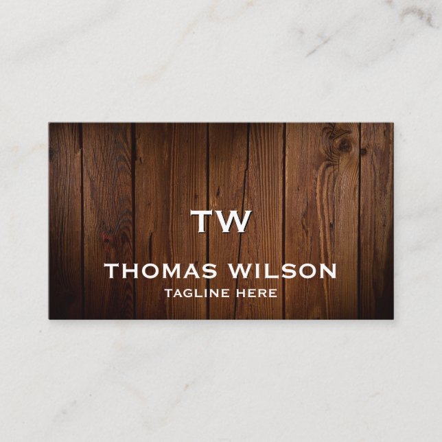 Moderne Bauhandyman Carpenter Tools Busin Visitenkarte (Vorderseite)