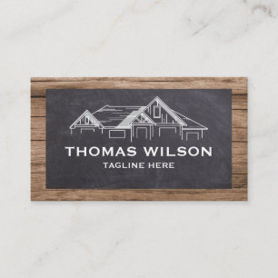 Moderne Bauhandyman Carpenter Tools Busin Visitenkarte