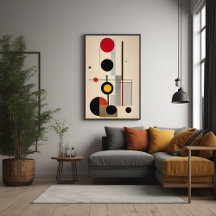 Moderne Bauhaus Geometrie Abstrakte Kunst
