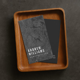 Moderne Baumreihenbauweise, Design, Bau Visitenkarte