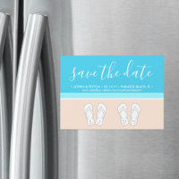 Moderne Beach-Einzigartige Mongramm-Hochzeit rette