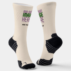 MODERNE BEARBEITBARE EINFACHE NATÜRLICHE BILD-TEXT SOCKEN