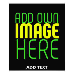MODERNE BEARBEITBARE EINFACHE SCHWARZE BILD-TEXTVO FOTODRUCK