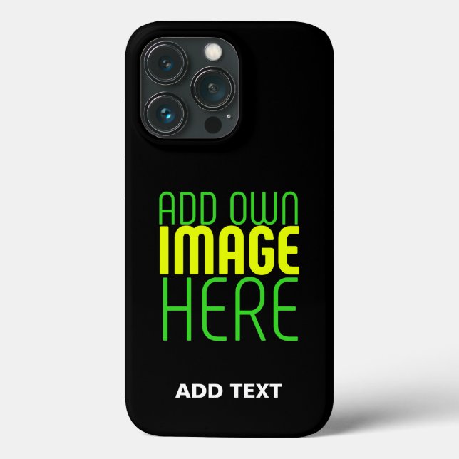 MODERNE BEARBEITBARE, EINFACHE TEMPLATE FÜR SCHWAR Case-Mate iPhone HÜLLE (Rückseite)