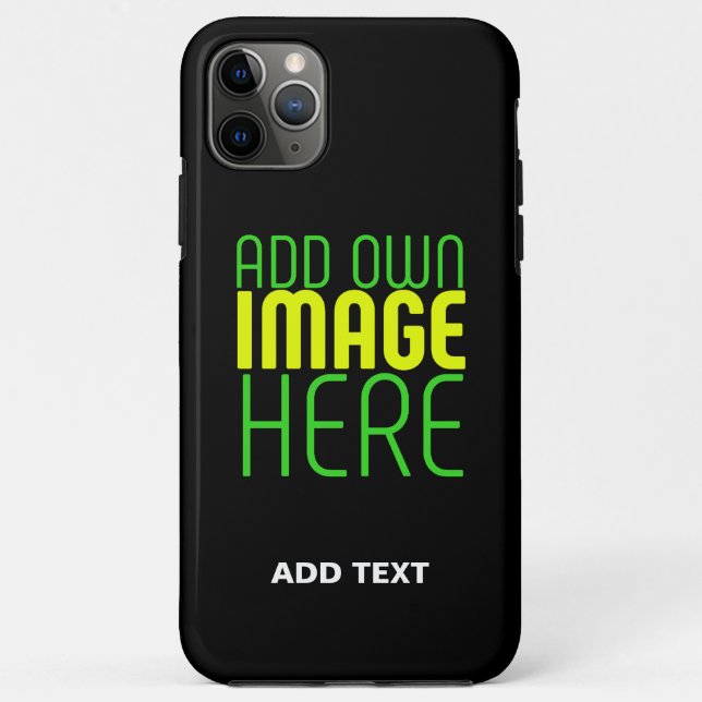 MODERNE BEARBEITBARE, EINFACHE TEMPLATE FÜR SCHWAR Case-Mate iPhone HÜLLE (Rückseite)