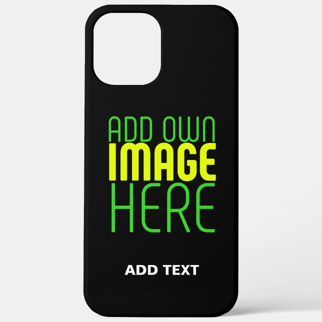 MODERNE BEARBEITBARE, EINFACHE TEMPLATE FÜR SCHWAR Case-Mate iPhone HÜLLE (Rückseite)
