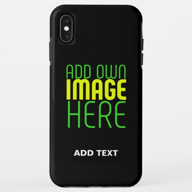 MODERNE BEARBEITBARE, EINFACHE TEMPLATE FÜR SCHWAR Case-Mate iPhone HÜLLE (Rückseite)