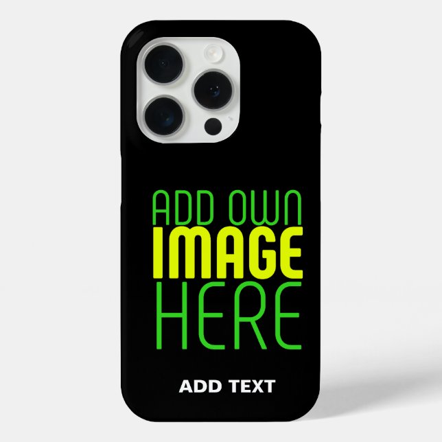 MODERNE BEARBEITBARE, EINFACHE TEMPLATE FÜR SCHWAR Case-Mate iPhone HÜLLE (Rückseite)