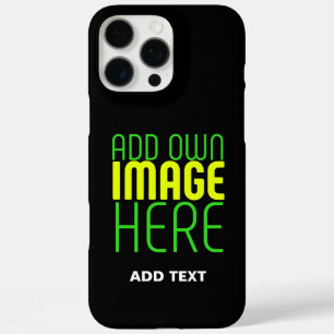 MODERNE BEARBEITBARE, EINFACHE TEMPLATE FÜR SCHWAR iPhone 16 PRO MAX HÜLLE