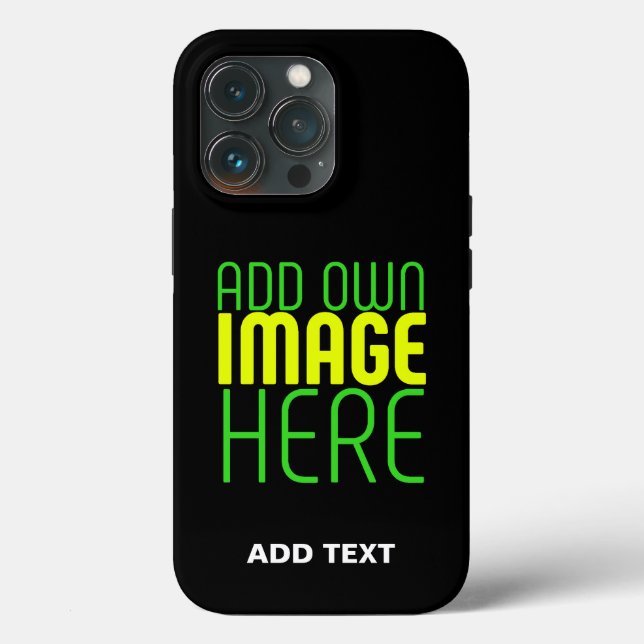 MODERNE BEARBEITBARE, EINFACHE TEMPLATE FÜR SCHWAR Case-Mate iPhone HÜLLE (Rückseite)