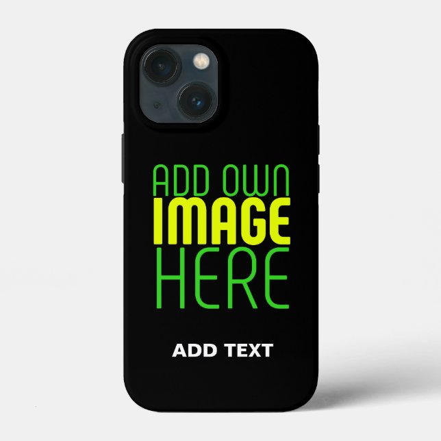 MODERNE BEARBEITBARE, EINFACHE TEMPLATE FÜR SCHWAR Case-Mate iPhone HÜLLE (Rückseite)