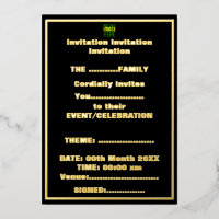 MODERNE BEARBEITBARE, EINFACHE TEMPLATE FÜR SCHWAR