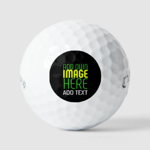 MODERNE BEARBEITBARE, EINFACHE TEMPLATE FÜR SCHWAR GOLFBALL