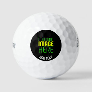 MODERNE BEARBEITBARE, EINFACHE TEMPLATE FÜR SCHWAR GOLFBALL