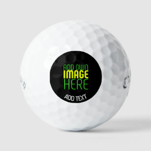 MODERNE BEARBEITBARE, EINFACHE TEMPLATE FÜR SCHWAR GOLFBALL
