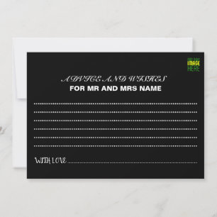 MODERNE BEARBEITBARE, EINFACHE TEMPLATE FÜR SCHWAR HINWEISKARTE