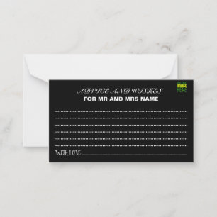 MODERNE BEARBEITBARE, EINFACHE TEMPLATE FÜR SCHWAR HINWEISKARTE