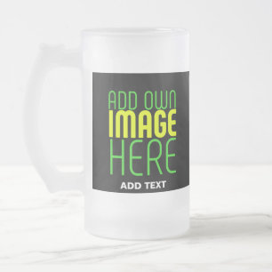 MODERNE BEARBEITBARE, EINFACHE TEMPLATE FÜR SCHWAR MATTGLAS BIERGLAS