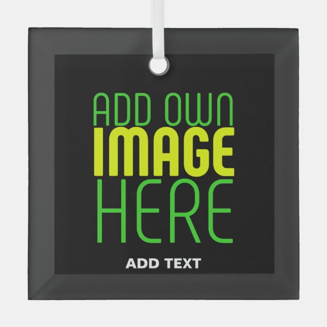 MODERNE BEARBEITBARE, EINFACHE TEMPLATE FÜR SCHWAR ORNAMENT AUS GLAS (Vorderseite)