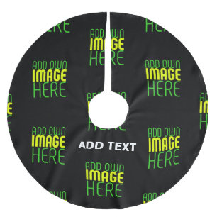 MODERNE BEARBEITBARE, EINFACHE TEMPLATE FÜR SCHWAR POLYESTER WEIHNACHTSBAUMDECKE