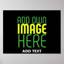 MODERNE BEARBEITBARE, EINFACHE TEMPLATE FÜR SCHWAR POSTER