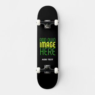 MODERNE BEARBEITBARE, EINFACHE TEMPLATE FÜR SCHWAR SKATEBOARD