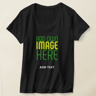 MODERNE BEARBEITBARE, EINFACHE TEMPLATE FÜR SCHWAR T-Shirt