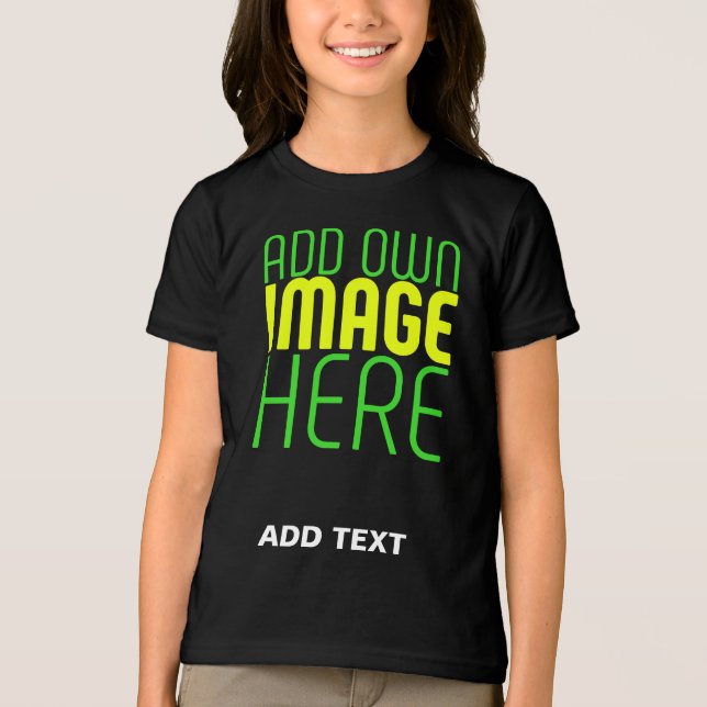 MODERNE BEARBEITBARE, EINFACHE TEMPLATE FÜR SCHWAR Tri-Blend SHIRT (Vorderseite)