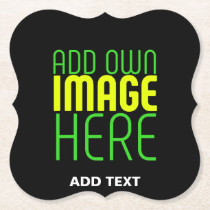 MODERNE BEARBEITBARE, EINFACHE TEMPLATE FÜR SCHWAR UNTERSETZER