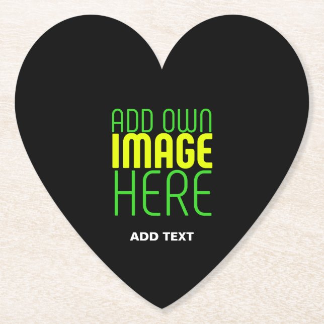 MODERNE BEARBEITBARE, EINFACHE TEMPLATE FÜR SCHWAR UNTERSETZER (Vorderseite)