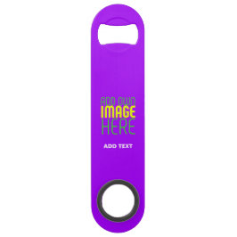 MODERNE BEARBEITBARE, EINFACHE VIOLET-BILDTEMPLATE SPEED FLASCHENÖFFNER