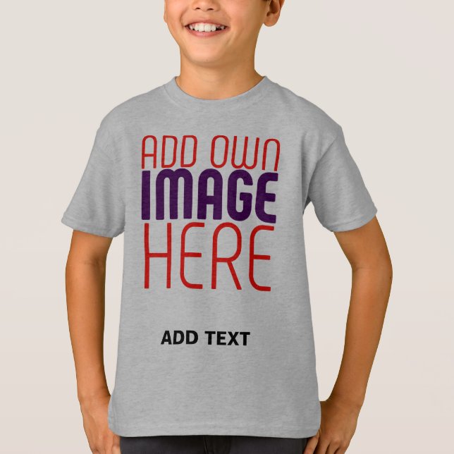 MODERNE BEARBEITBARE LEICHTE STAHLBILD-TEXTVORLAGE T-Shirt (Vorderseite)