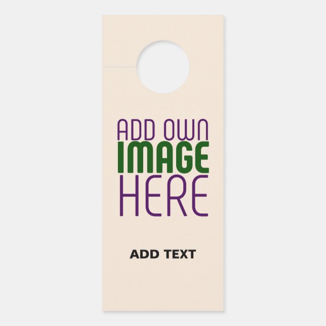 MODERNE BEARBEITUNG EINFACHER NATURBILD-TEMPLATE TÜRANHÄNGER (Vorderseite)