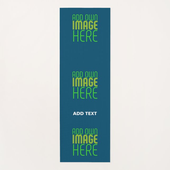 MODERNE BEARBEITUNG PRUSSIAN BLUE BILD TEMPLATE YOGAMATTE (Vorderseite)