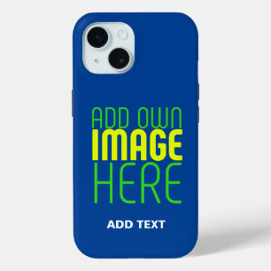 MODERNE BEARBEITUNGSFÄHIGE COBALT BLUE BILD-TEMPLA Case-Mate iPhone HÜLLE