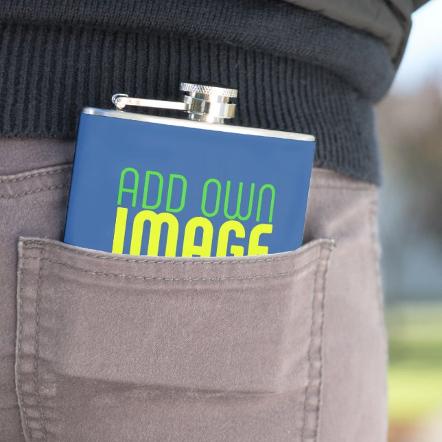 MODERNE BEARBEITUNGSFÄHIGE COBALT BLUE BILD-TEMPLA FLACHMANN (Beispiel)