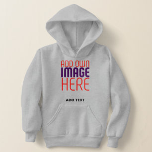 MODERNE BEARBEITUNGSFÄHIGE EINFACHE ASH-BILDTEXTVO HOODIE