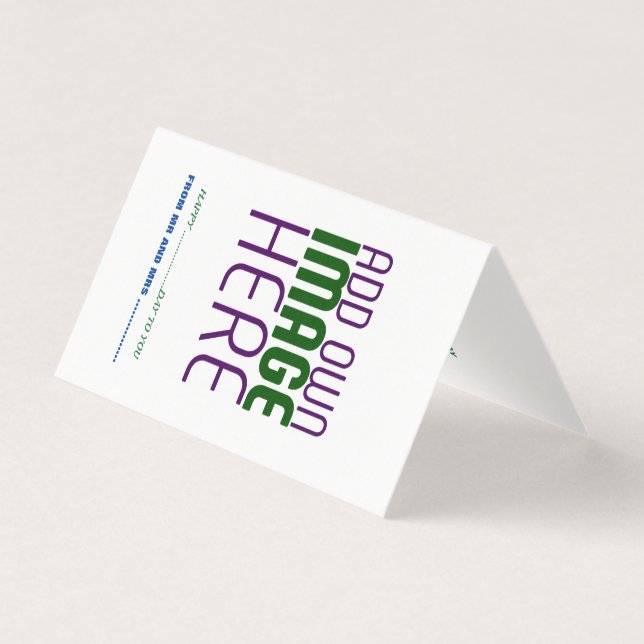 MODERNE BEARBEITUNGSFÄHIGE, EINFACHE WEISSE BILDTE (Vorderseite)