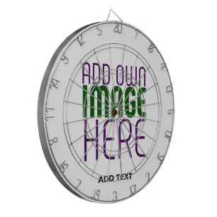 MODERNE BEARBEITUNGSFÄHIGE, EINFACHE WEISSE BILDTE DARTSCHEIBE