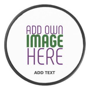 MODERNE BEARBEITUNGSFÄHIGE, EINFACHE WEISSE BILDTE EISHOCKEY PUCK