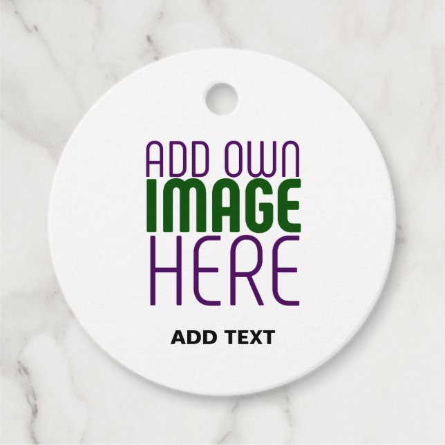MODERNE BEARBEITUNGSFÄHIGE, EINFACHE WEISSE BILDTE GESCHENKANHÄNGER (Vorderseite)