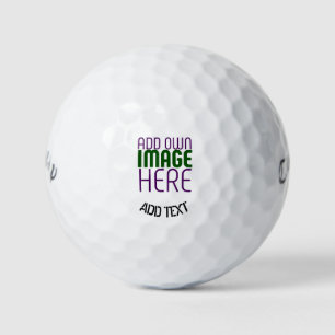 MODERNE BEARBEITUNGSFÄHIGE, EINFACHE WEISSE BILDTE GOLFBALL