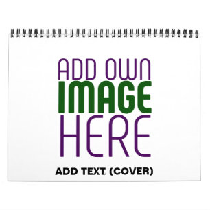 MODERNE BEARBEITUNGSFÄHIGE, EINFACHE WEISSE BILDTE KALENDER