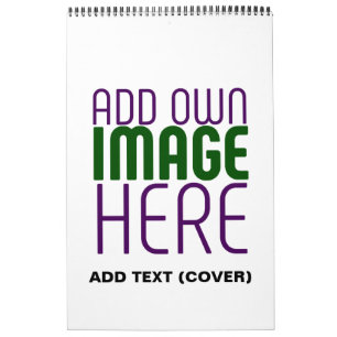 MODERNE BEARBEITUNGSFÄHIGE, EINFACHE WEISSE BILDTE KALENDER