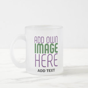 MODERNE BEARBEITUNGSFÄHIGE, EINFACHE WEISSE BILDTE MATTGLASTASSE