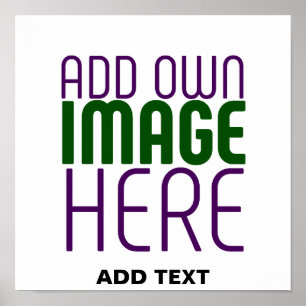 MODERNE BEARBEITUNGSFÄHIGE, EINFACHE WEISSE BILDTE POSTER