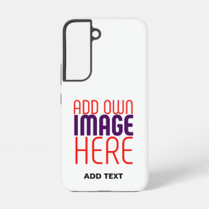 MODERNE BEARBEITUNGSFÄHIGE, EINFACHE WEISSE BILDTE SAMSUNG GALAXY HÜLLE