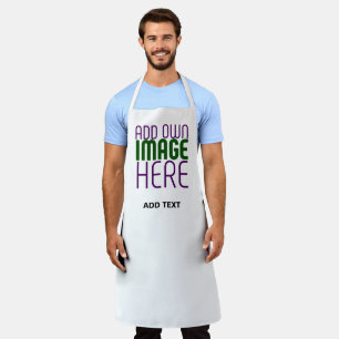 MODERNE BEARBEITUNGSFÄHIGE, EINFACHE WEISSE BILDTE SCHÜRZE