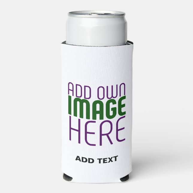 MODERNE BEARBEITUNGSFÄHIGE, EINFACHE WEISSE BILDTE SELTERS DOSENKÜHLER (Seltzer Vorderseite)